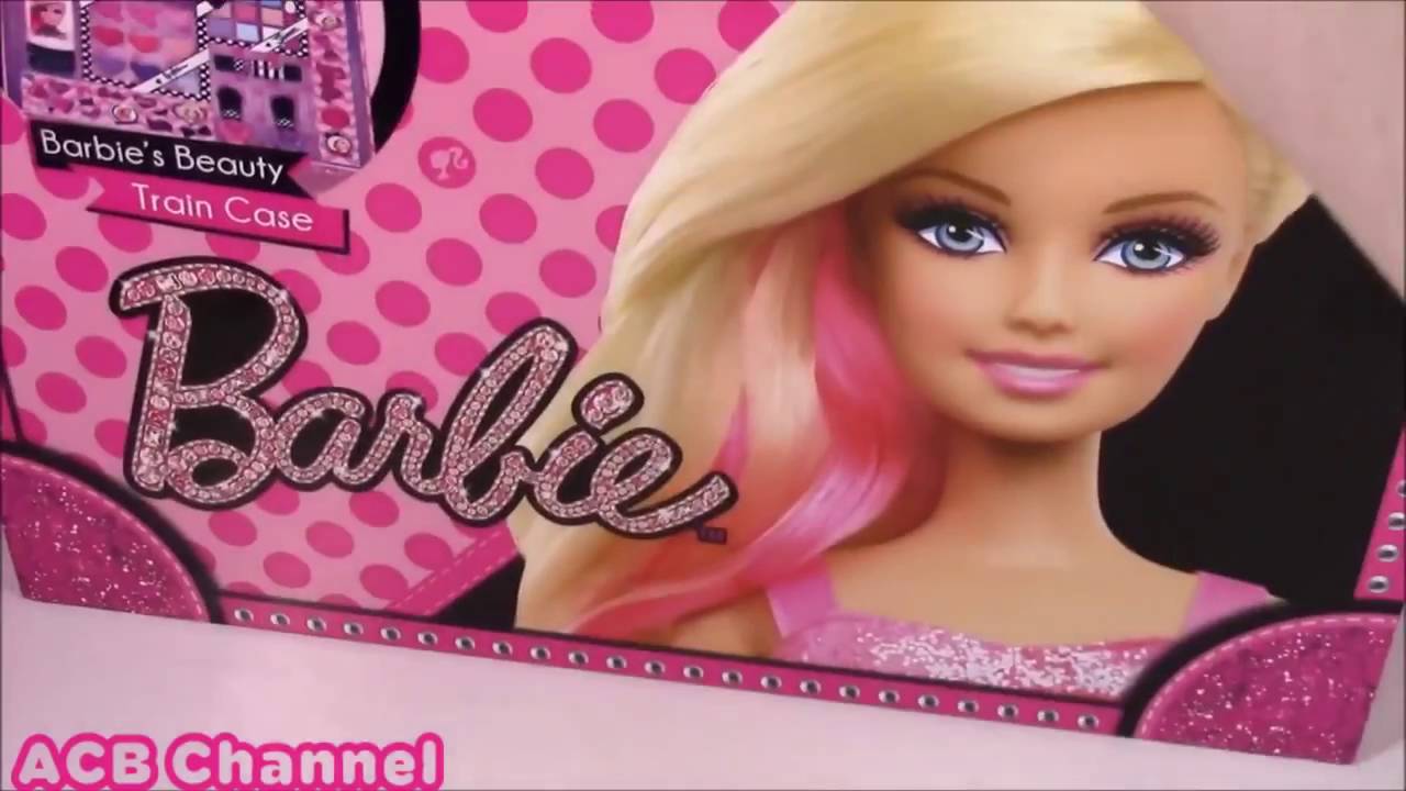 Búp Bê Barbie Hộp Mỹ Phẫm Trang Điểm Búp Bê Barbie Barbie Beauty