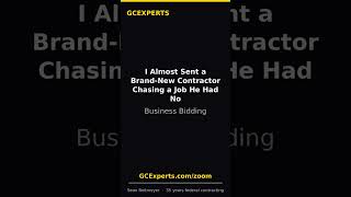 I Almost Sent a Brand-New Contractor Chasing a Job He Had No Business Bidding #Shorts