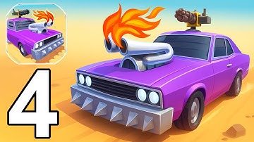Desert Riders - Wasteland Cars Part 4 Gameplay Walkthrough Android IOS