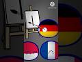 ドイツは何かを描くようです #countryballs #contryballs #ポーランドボール