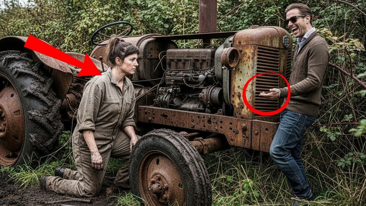 „DIESER TRAKTOR WAR SCHROTT“, SAGTEN SIE – BIS DIE WITWE ETWAS VERSTECKTES ENTDECKTE