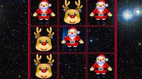Santa & Deer - Enchanting Tic-Tac-Toe Game at FunHost.Net/santadeer !