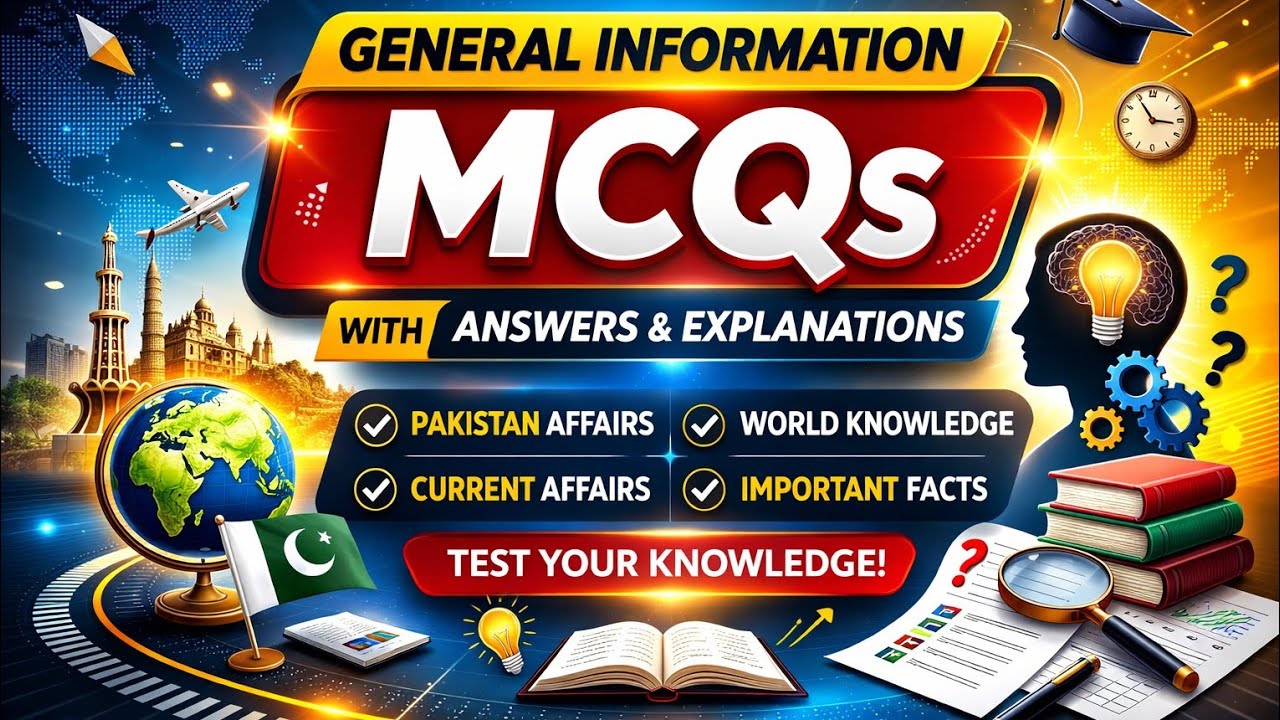 Top Most Repeated General Information MCQs 2026 | Most Important GK Questions for general informatio