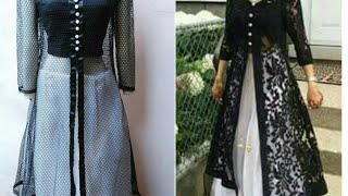 In this video i will teach you how to make designer long dress with
open front jacket drafting cutting and stitching hindi. watch easy
step by v...