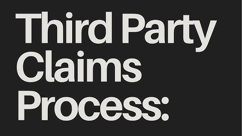 How To File a Third Party Property Claim #carinsurance #claim