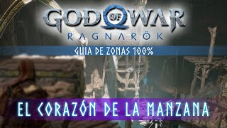 God of War Ragnarok Guia de Zonas 100% - El Corazón de la Manzana (Localización coleccionables)