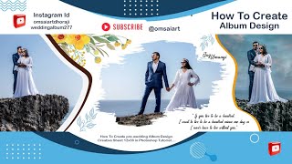 How To Create Pre-Wedding Album Design Creative Sheet in Photoshop Tutorial.... || 2023 || screenshot 5