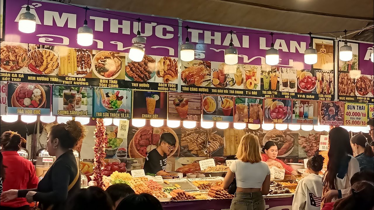 Hội chợ ẩm thực Thái lan 🍡🍩🍿