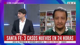 Santa Fe: 3 casos nuevos en 24 horas