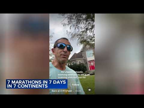Runner prepares for 7 marathons on 7 continents in 7 days