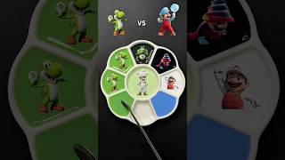 Yoshi Vs All Characters Super Mario Galaxy Movie Color Mix #nintendo #supermario #gaming