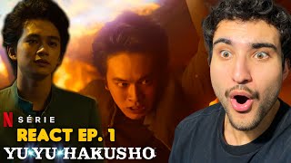 ELE MORRE? ASSISTINDO YU YU HAKUSHO PELA PRIMEIRA VEZ! React Yu Yu Hakusho  Live Action EP. 1 