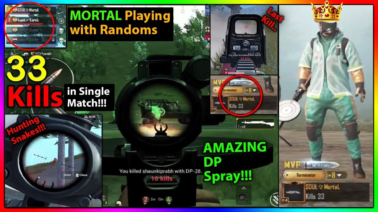 MortaL 33 Kills  Record || Playing with randoms || Funny Talks || Highlight #6