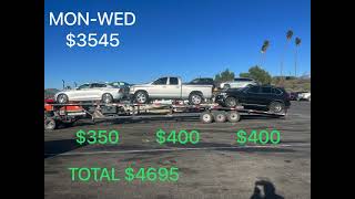 HOT SHOT CAR HAULING 2023 WEEK 6