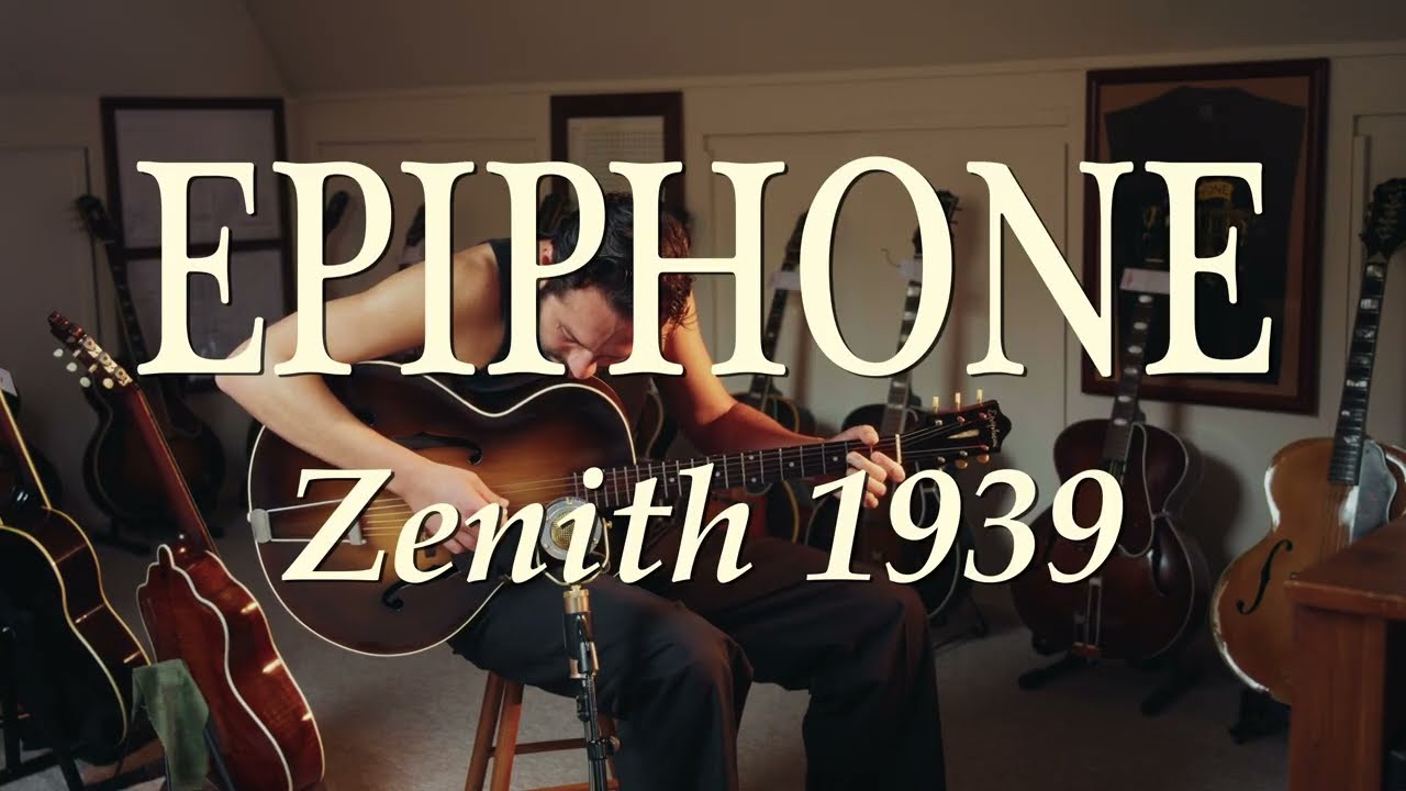 Obejrzyj 1939 Epiphone Zenith played by Dusty Ciggaar | Demo w YouTube Obejrzyj 1939 Epiphone Zenith played by Dusty Ciggaar | Demo w YouTube