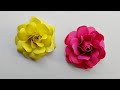 How To Make Simple Easy DIY Paper Flowers || DIY Paper Flowers for home decoration ||