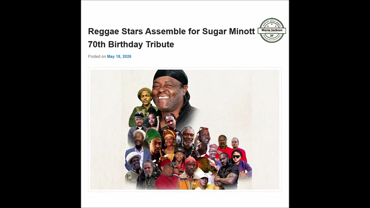 Reggae Stars Assemble for Sugar Minott 70th Birthday Tribute - YouTube