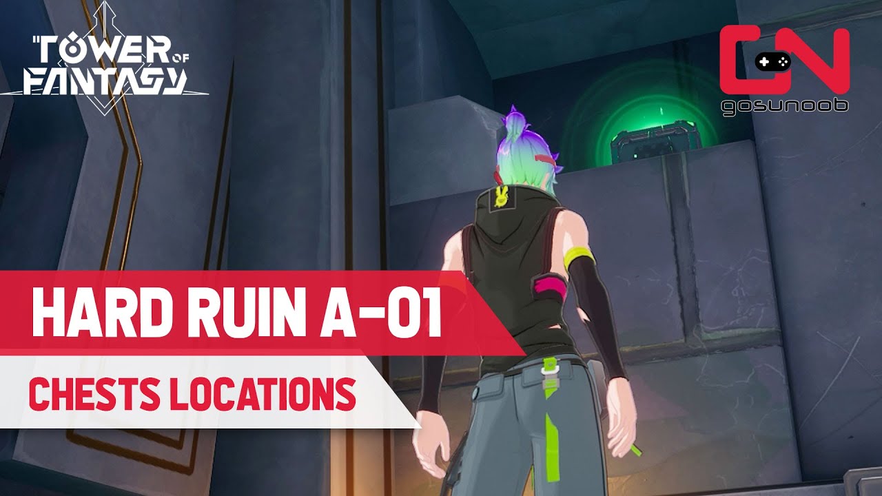 Hard A-01 Chests Locations Tower of Fantasy