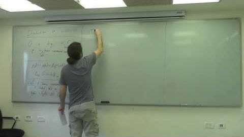 Yaniv Shahar Lattices in locally compact groups Part 1