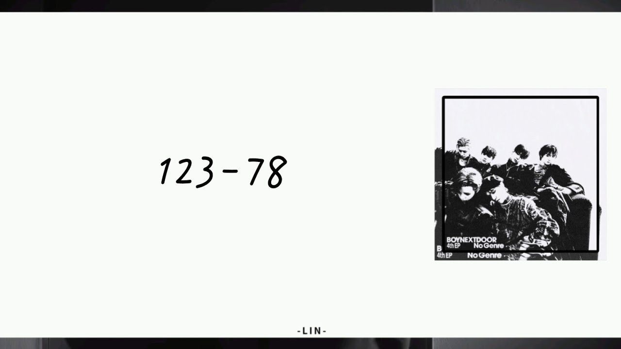 韓繁中字〙BOYNEXTDOOR - 123-78(CHN/KOR Lyrics) - YouTube