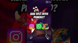 qual e o primeiro app que vc entra? #freefire #highilts #garenafreefire