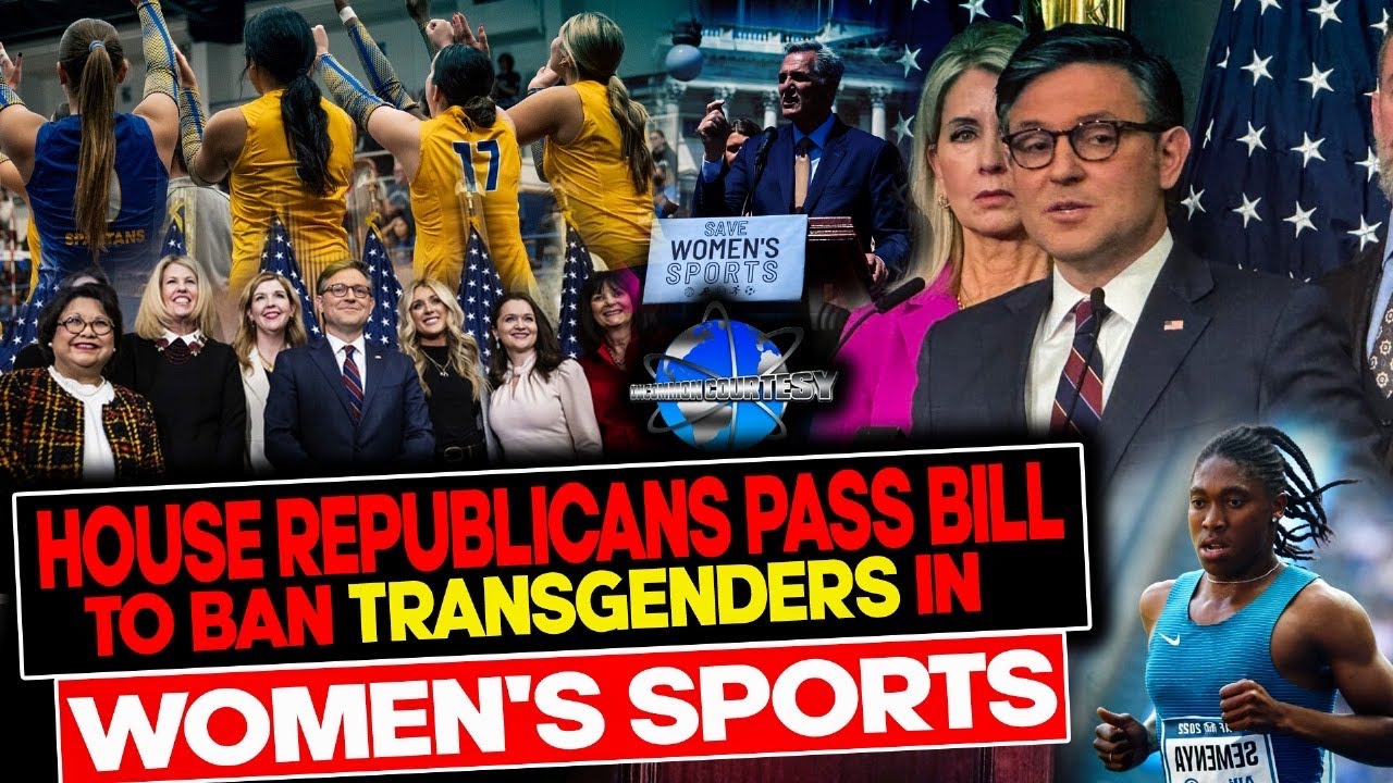 House Republicans Pass Bill To Ban Transgenders In Women's Sports - YouTube