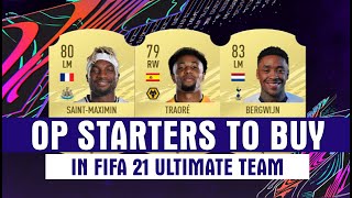 OP STARTER PLAYERS YOU MUST BUY IN FIFA 21 | ft. Adama, Davies, Bergwijn & more