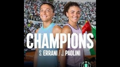 Jasmine Paolini and Sara Errani Celebrate Historic Doubles Victory at Italian Open!