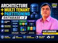 Architecture + Multi Tenant + Partitioning   Database   2 #databasearchitecture