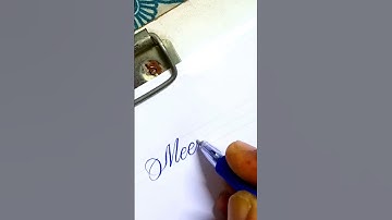 cursive writing practice with ball pen #shorts #cursive #stylish #satisfying #handwriting #english