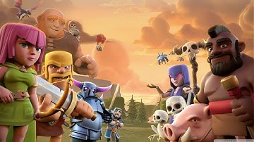 COC Private Server Attacking With max Troops (clash of clans)