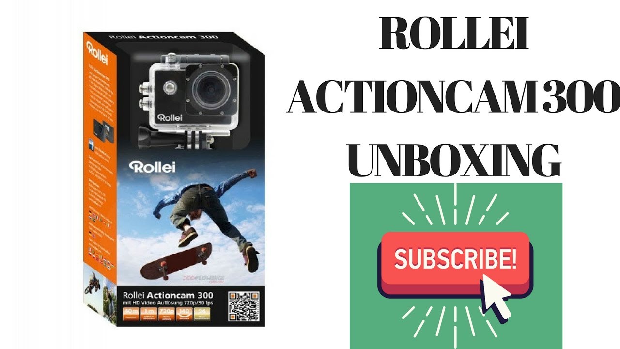 Rollei Actioncam 300 Unboxing Youtube