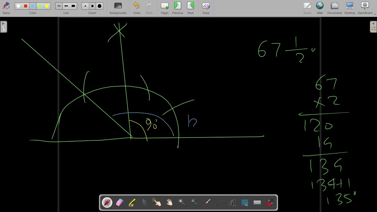 Drawing of angles using pencil campus Lecture 3 ,Construction Class 6