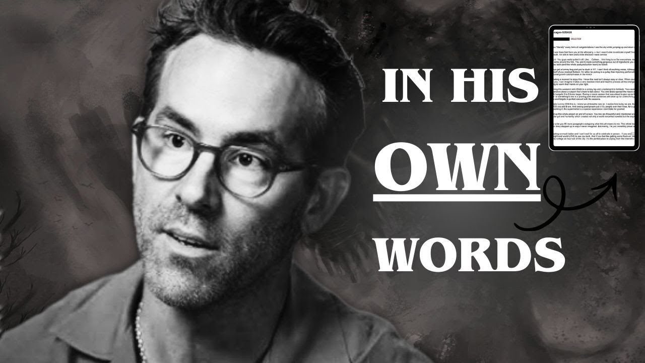 Ryan Reynolds’ Private Emails Reveal Who He Really Is 🧩