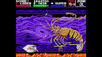 Darius Alpha (1990) - SuperGrafx- (1CC) - SCORE: 3716600