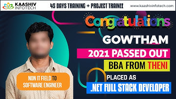 🚀.Net Full Stack Developer - How to become a .Net Full Stack Developer road map - in tamil