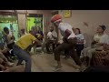 CM Xandão e Mestre Robson vadiando no Cantinho do Interior, capoeira angola do interior na Paraíba.