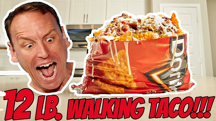 LARGEST WALKING TACO ATTEMPT | 12LBS (5.4kg) | JOE...