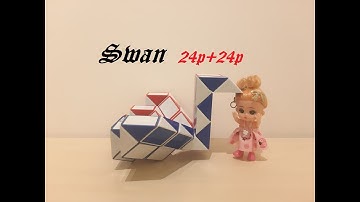 COMBINATION OF 2 SNAKE CUBE (24+24) - Swan