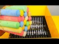 Shredding Chalks! Satisfying Video!