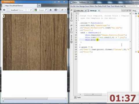 Create a mini HTML5 game  in 3 minutes