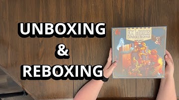 Ex Libris: Expanded Archives Expansion -  Board Game Unboxing & Reboxing - What