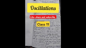 Oscillations Class 11| Oscillations Class 11 Physics| #Short #neet #physics  #oscillations