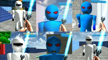 Finding Blue | Gameplay Walkthrough Part 5 - All Levels 1 -12345 - Level - 12345 with lightsabers