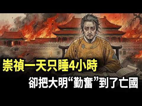 一天只睡4小時，衣服打滿補丁！大明最拼命的皇帝，為何把國家越治越爛？#歷史故事 #崇禎皇帝 #明朝歷史 #助眠故事 #精神內耗