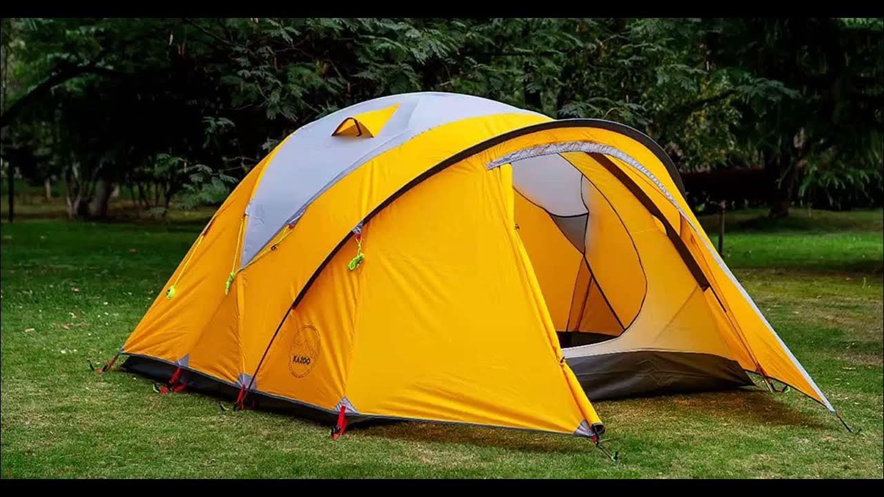 KAZOO Waterproof Backpacking Tent Ultralight 4 Person Lightweight