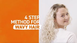 4 Step Method for Wavy Hair: Washing & Styling