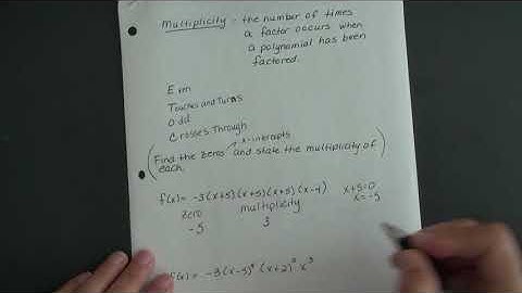 Math 1533 Section 4.1, 4.2, 4.5 Polynomial Functions - Lesson 3