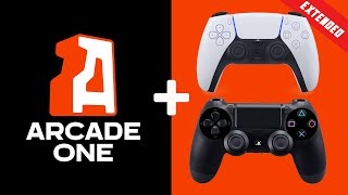 Using Playstation 4 and Playstation 5 Controllers With Arcade-One (Extended Version)