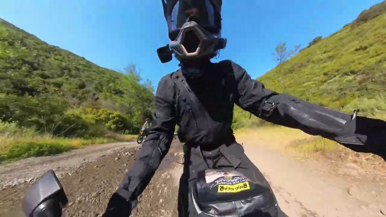 Riding in the Fox Racing V3 RS Helmet